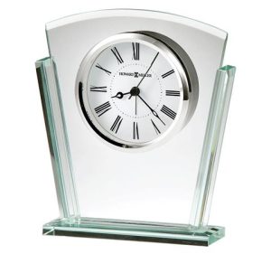 Howard Miller Contemporary Flare Design Jade Glass Clock