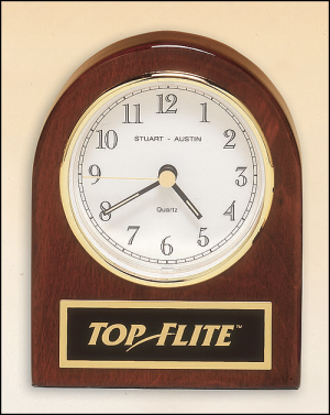 Rosewood Piano Clock