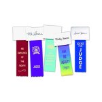 Acetate Name Badge with Printed Ribbon