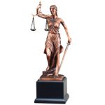 Lady Justice Resin Sculpture