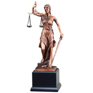 Lady Justice Resin Sculpture