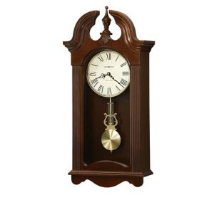 Howard Miller Wall Clock with Legacy Oak Finish