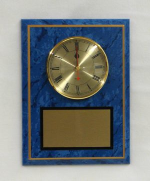 Wall Clock with 6-1/2” Gold Quartz movement