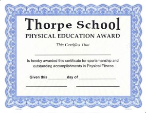 Custom Printed Certificates 8-1/2” x 11” Black Imprint