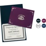 Custom Printed Classic Linen Certificate Folder