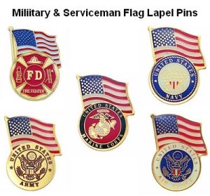 Military & Serviceman Lapel Pins
