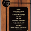 GENUINE WALNUT MEDALLION PLAQUE - Image 2