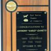 GENUINE WALNUT MEDALLION PLAQUE - Image 3
