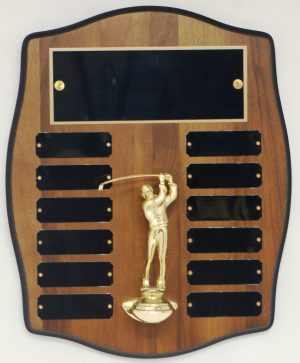 PERPETUAL PLAQUE with FIGURE
