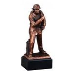Fireman • Bronze Finish Gallery Resin Sculpture