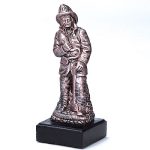 VOLUNTEER FIREMAN SCULPTURE FIGURE