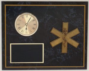 EMS Cross of Life DIE-CAST CLOCK