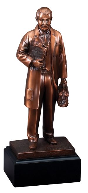 DOCTOR • Bronze Finish Gallery Resin Sculpture