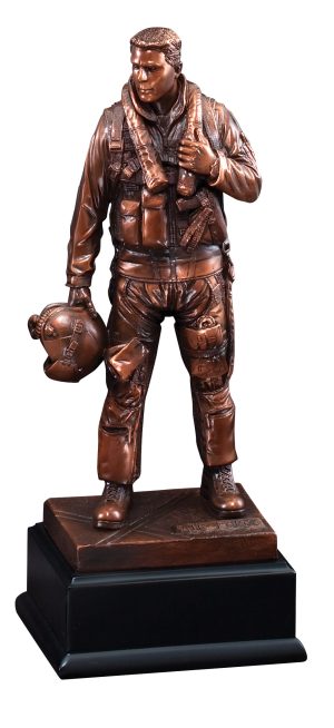 AIRFORCE  •  Bronze Finish Gallery Resin Sculpture