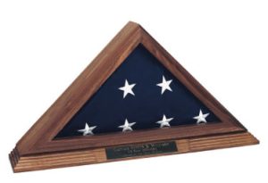 Furniture Grade Genuine American Walnut Flag Display Case