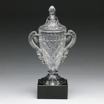 Crystal CUP mounted on Marble Base