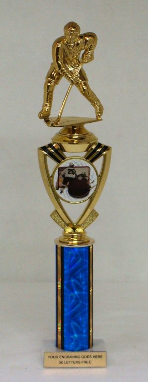 ROUND COLUMN on 2-1/2”x3-1/2” Marble w/ Cup Riser Emblem Holder